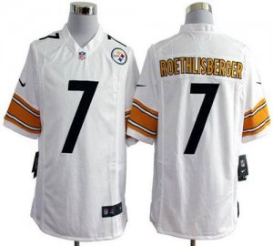 Jerseys Factory Cheap Nike Steelers #7 Ben Roethlisberger White