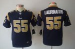 Jerseys Factory Cheap Nike Rams #55 James Laurinaitis Navy Blue