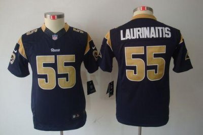 Jerseys Factory Cheap Nike Rams #55 James Laurinaitis Navy Blue