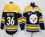 Jerseys Factory Cheap Nike Steelers #36 Jerome Bettis Black Sawy