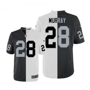 Jerseys Factory Cheap Nike Raiders #28 Latavius Murray White/Bla
