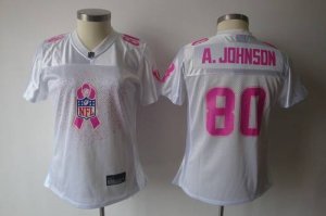 Jerseys Factory Cheap Texans #80 A.Johnson White 2011 Breast Can