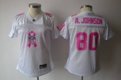Jerseys Factory Cheap Texans #80 A.Johnson White 2011 Breast Can
