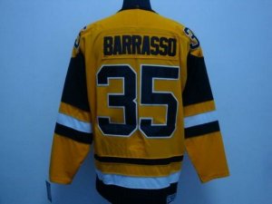Jerseys Factory Cheap Penguins #35 Tom Barrasso Embroidered Mitc