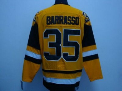 Jerseys Factory Cheap Penguins #35 Tom Barrasso Embroidered Mitc