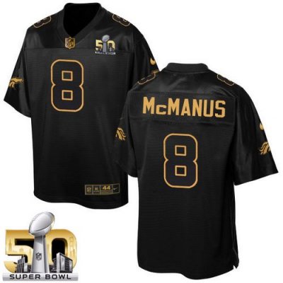 Jerseys Factory Cheap Nike Broncos #8 Brandon McManus Black Supe