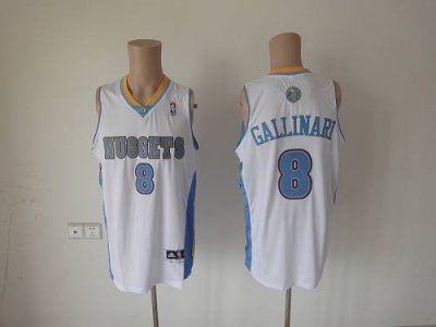 Jerseys Factory Cheap Nuggets #8 Danilo Gallinari White Revoluti