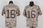 Jerseys Factory Cheap Nike 49ers #16 Joe Montana Camo USMC Men's
