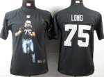 Jerseys Factory Cheap Nike Raiders #75 Howie Long Black Team Col