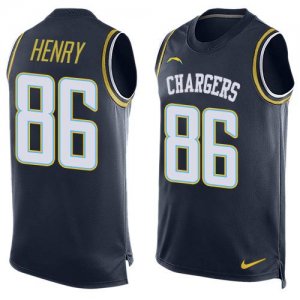 Jerseys Factory Cheap Nike Chargers #86 Hunter Henry Navy Blue T