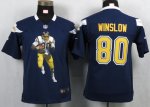 Jerseys Factory Cheap Nike Chargers #80 Kellen Winslow Navy Blue