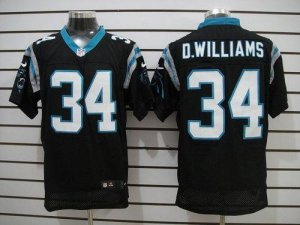 Jerseys Factory Cheap Nike Panthers #34 DeAngelo Williams Black