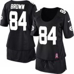 Jerseys Factory Cheap Nike Steelers #84 Antonio Brown Black Team