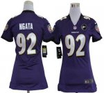 Jerseys Factory Cheap Nike Ravens #92 Haloti Ngata Purple Team C