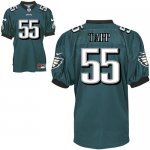 Jerseys Factory Cheap Nike Eagles #55 Darryl Tapp Green Stitched