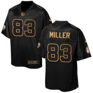 Jerseys Factory Cheap Nike Steelers #83 Heath Miller Black Men's