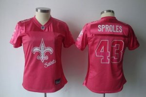 Jerseys Factory Cheap Saints #43 Darren Sproles Pink 2011 Women'