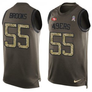 Jerseys Factory Cheap Nike 49ers #55 Ahmad Brooks Green Men's St