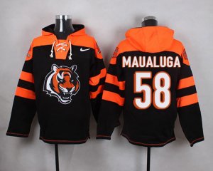 Jerseys Factory Cheap Nike Bengals #58 Rey Maualuga Black Player