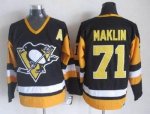 Jerseys Factory Cheap Penguins #71 Evgeni Malkin Black CCM Throw