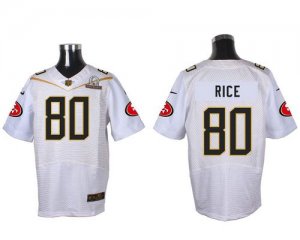 Jerseys Factory Cheap Nike 49ers #80 Jerry Rice White 2016 Pro B