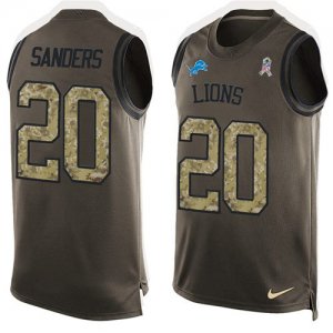 Jerseys Factory Cheap Nike Lions #20 Barry Sanders Green Men's S