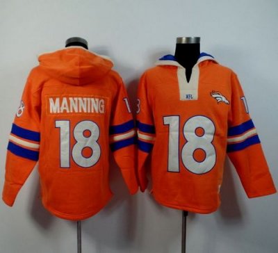 Jerseys Factory Cheap Denver Broncos #18 Peyton Manning Orange P