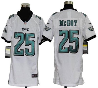 Jerseys Factory Cheap Nike Eagles #25 LeSean McCoy White Youth E
