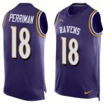 Jerseys Factory Cheap Nike Ravens #18 Breshad Perriman Purple Te