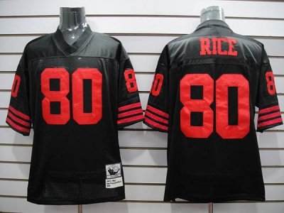 Jerseys Factory Cheap Mitchell and Ness 49ers Jerry Rice #80 Sti