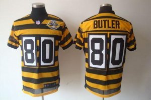Jerseys Factory Cheap Nike Steelers #80 Jack Butler Yellow/Black
