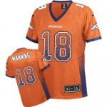 Jerseys Factory Cheap Nike Broncos #18 Peyton Manning Orange Tea