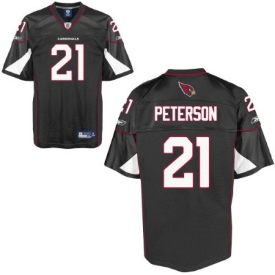 Jerseys Factory Cheap Cardinals #21 Patrick Peterson Black Stitc