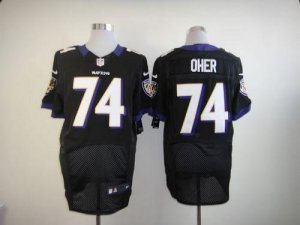 Jerseys Factory Cheap Nike Ravens #74 Michael Oher Black Alterna