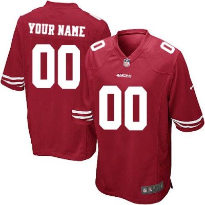 Jerseys Factory Cheap Nike San Francisco 49ers Customized Red Em