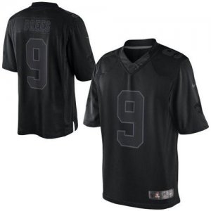 Jerseys Factory Cheap Nike Saints #9 Drew Brees Black Men's Stit