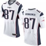 Jerseys Factory Cheap Nike Patriots #87 Rob Gronkowski White Men