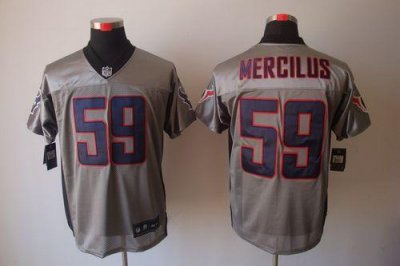 Jerseys Factory Cheap Nike Texans #59 Whitney Mercilus Grey Shad