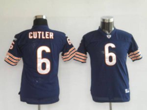 Jerseys Factory Cheap Bears #6 Jay Culter Blue Embroidered Youth