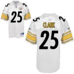 Jerseys Factory Cheap Steelers #25 Ryan Clark White Stitched NFL