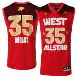 Jerseys Factory Cheap 2012 All Star Thunder #35 Kevin Durant Red
