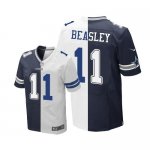 Jerseys Factory Cheap Nike Cowboys #11 Cole Beasley Navy Blue/Wh