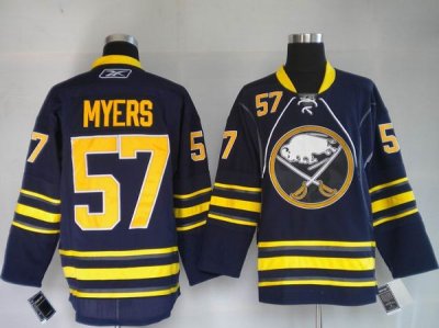 Jerseys Factory Cheap Sabres #57 Tyler Myers Embroidered Blue Th