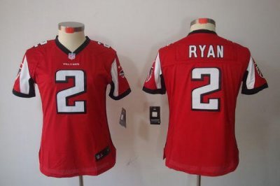Jerseys Factory Cheap Nike Falcons #2 Matt Ryan Red Team Color W