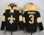 Jerseys Factory Cheap Nike Saints #3 Bobby Hebert Black Player P