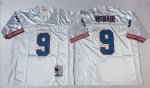 Jerseys Factory Cheap Mitchell And Ness Oilers #9 Steve McNair W