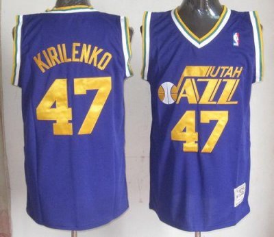 Jerseys Factory Cheap Mitchell & Ness Jazz #47 Andrei Kirilenko
