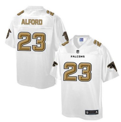 Jerseys Factory Cheap Nike Falcons #23 Robert Alford White Men's