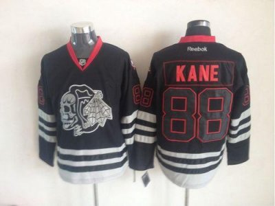 Jerseys Factory Cheap Blackhawks #88 Patrick Kane New Black Ice