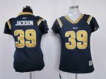 Jerseys Factory Cheap Rams #39 Steven Jackson Blue Women's Field